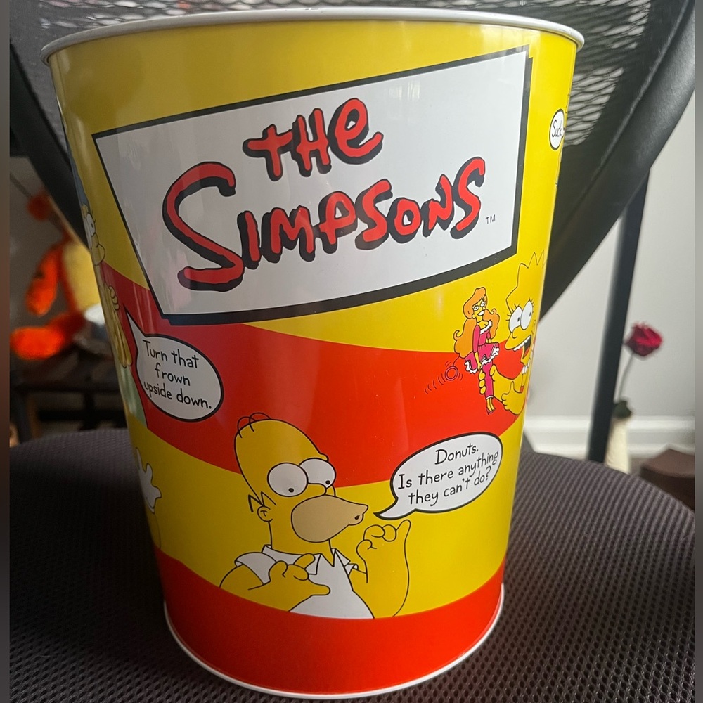 Vintage Simpsons Trashcan